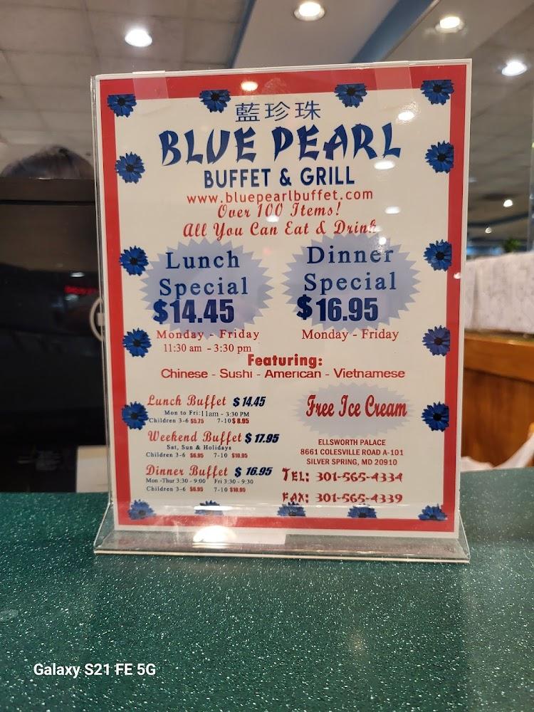 Blue Pearl Buffet & Grill Menu image 3